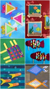 Popsicle Stick Fish Craft at Home
