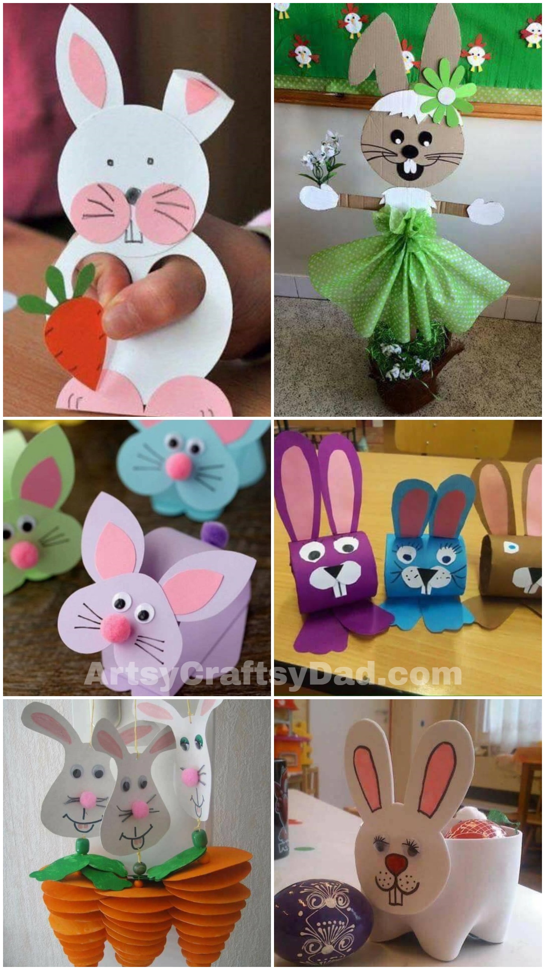  Simple Rabbit / Bunny Craft Ideas