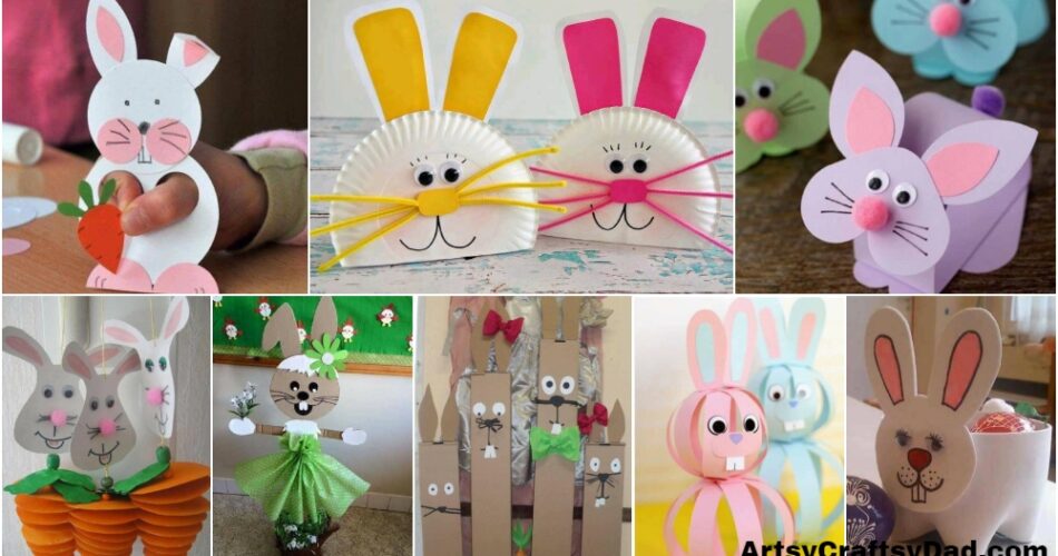 Simple Rabbit / Bunny Craft Ideas