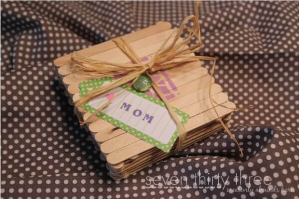 Sweet Little Jewelry Box Gift Idea For Mom - Crafting a Jewelry Container with Craft Sticks