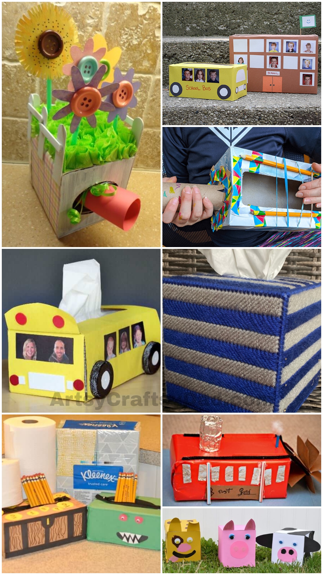 Tissue Box Craft Projects for Classroom