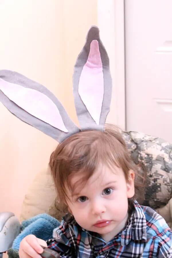 Adorable Bendy Bunny Easter Headband Craft For Kids-Easter Ensembles for Every Age Group of Children 