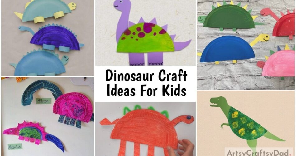 Dinosaur Paper Plate Craft For Kids