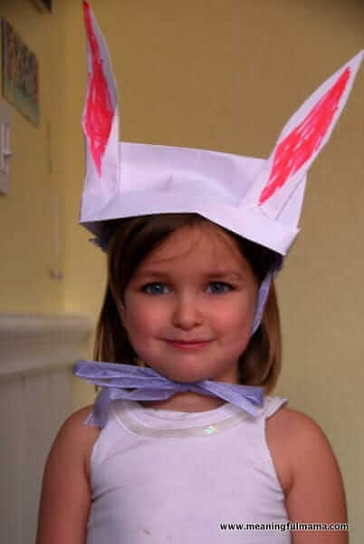 DIY Bunny Ears Craft Out Of Paper Bag-Easter Clothing Choices for Kids of Any Age