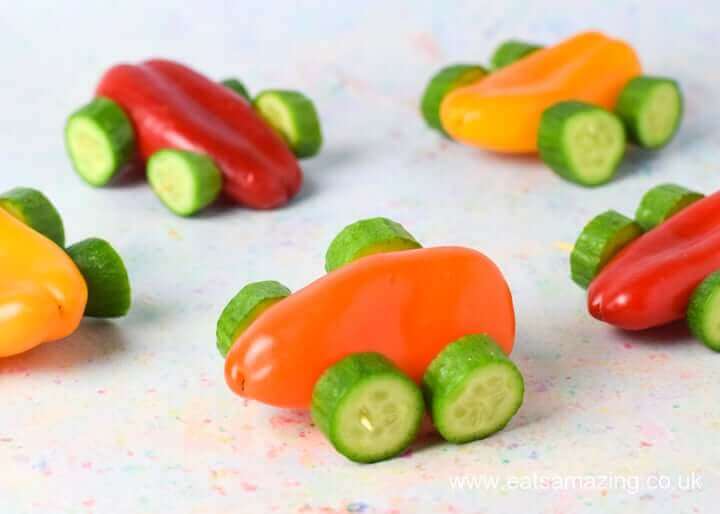 Fun Vegetable Car-Themed Party Food Decoration Idea For Kids-Creative Ways to Present Food for Special Events