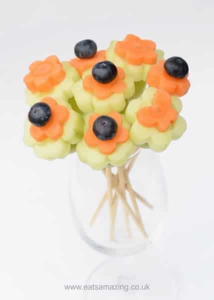 Healthy Flower-Themed Party Food Decoration Idea For Kids-Adorning Dishes for Celebrations