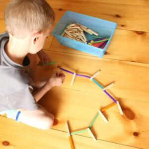 How To Build a Bridge Using Popsicle Sticks & Clothespins-