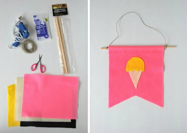  Creative Ideas To Make Felt Pennants