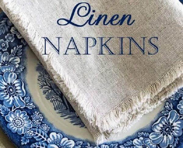 Easy To Make Linen Napkins Tutorial