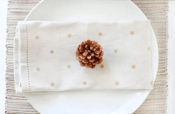 How To Make Beautiful Polka Dot Napkins At Home
