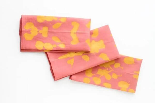 How To Make Pink Inkblot Napkins