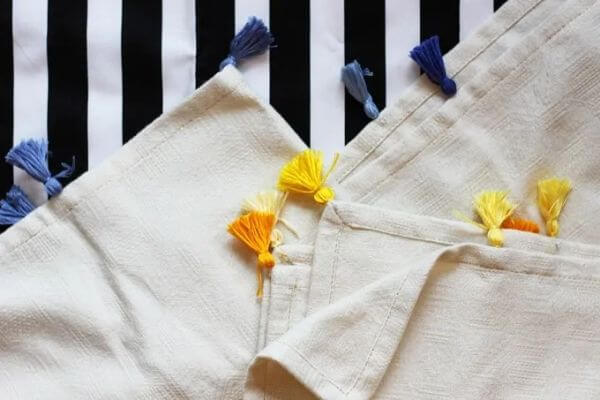 Learn To Make Tassel Napkins Tutorial