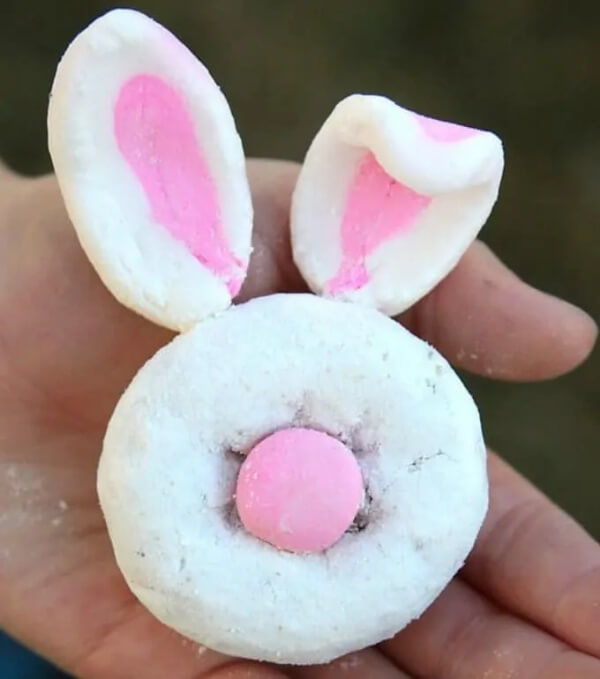 Easy To Make Mini Donut Bunny Rabbits