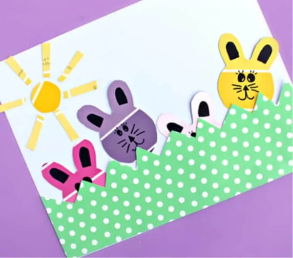 How To Make Paint Chip Bunny Craft For Kids
