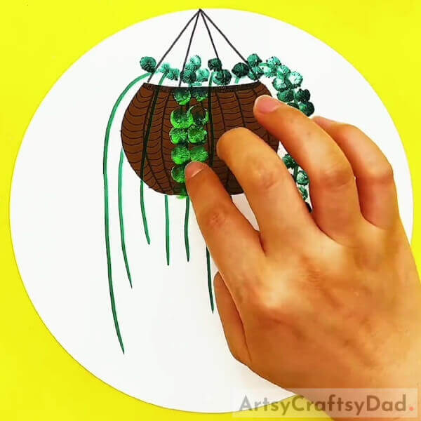 Making More Leaves-Assembling a Plant Pot Piece of Art for Children