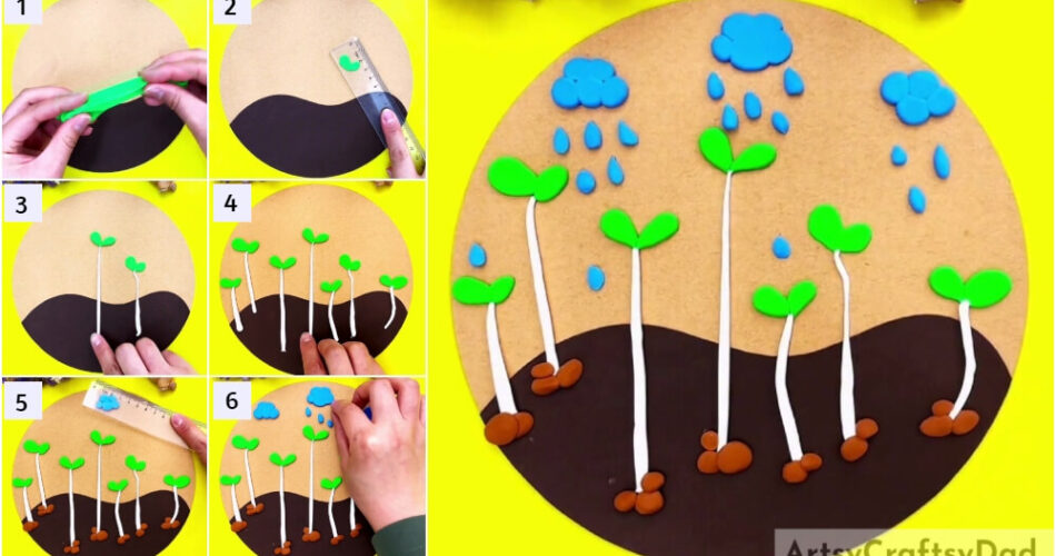 Seed Germinating Clay Craft Tutorial For Kids