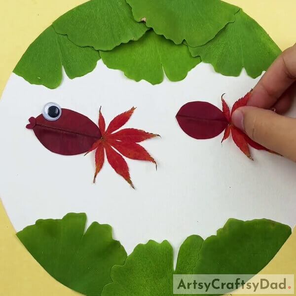 Another Fish Tale- Crafting a Fish with Leaves in the Water Tutorial