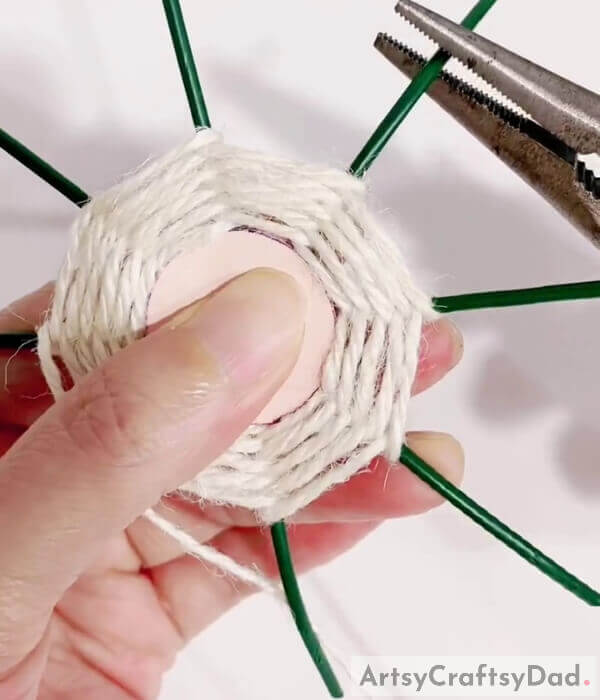 Bend the Sticks - Instructions for Weaving an Umbrella Design