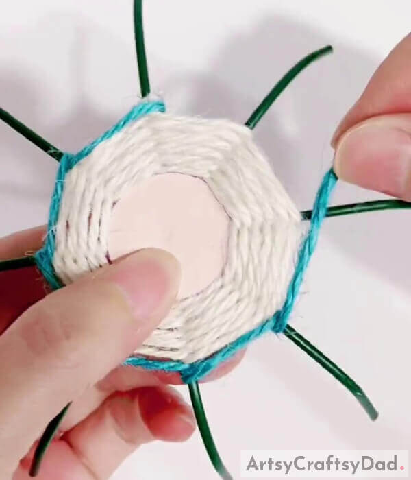 Blue Thread - How to Create a Threaded Umbrella Embellishment