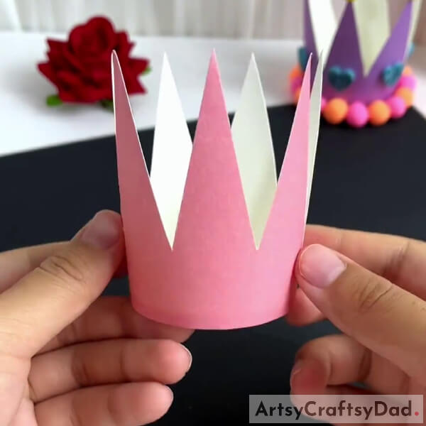 Completing Paper Crown- A Guide for Beginners to Create Paper Cup and Clay Crowns 