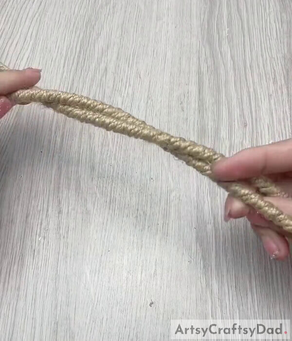 Make Basket Handle - How to Construct a Basket with Jute Threads