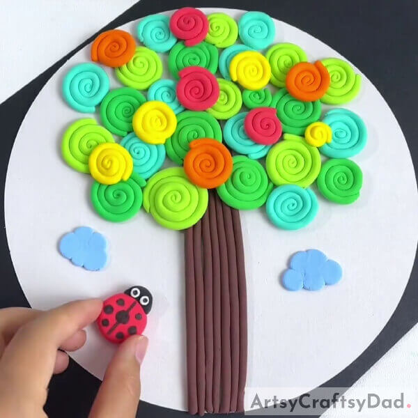 Making A Ladybug- Learn to make a circular tree from clay, inspired by Kandinsky's work, with this tutorial