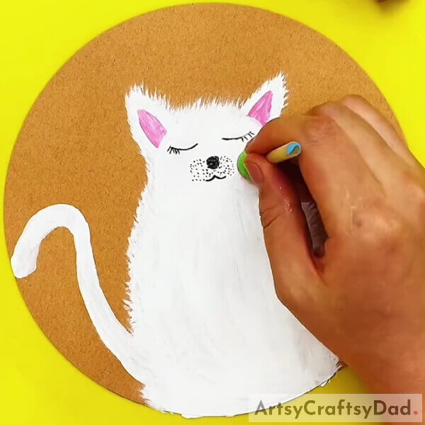 Making Blush On The Cat's Cheeks - Hacks for Kids to Paint Furry Cats