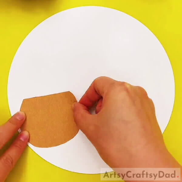 Pasting The Plant Pot- Learn how to paint a pot with cherry blossoms.