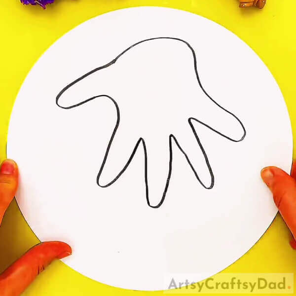 Rotating The Drawing 90 Degrees- A Guide to Drawing Santa for Kids 