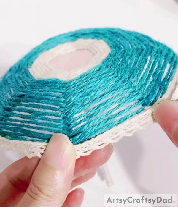 Weave White Thread - Tutorial for Threading a Patterned Umbrella