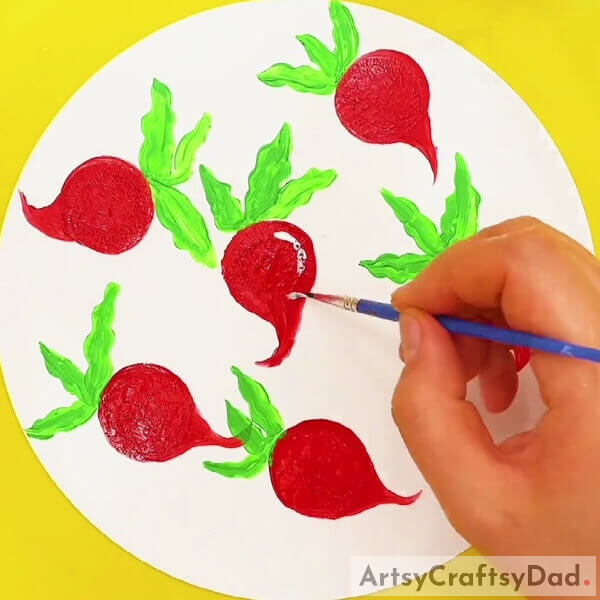 Adding Shine To A Turnip- A novice's guide to producing a painting using a turnip stamp