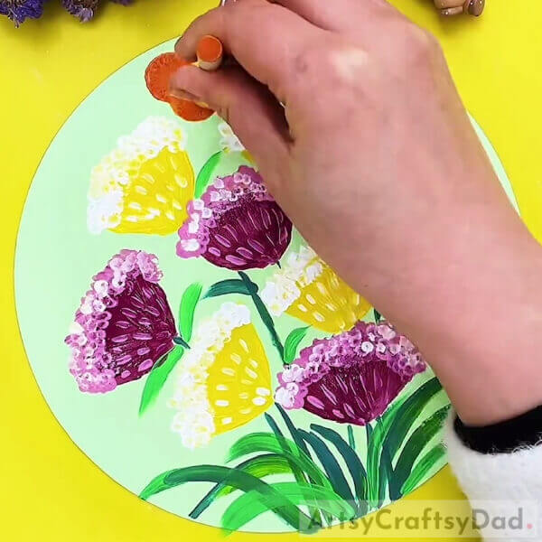 Drawing Another Butterfly - Cute Flowers Bunch Painting For Beginners