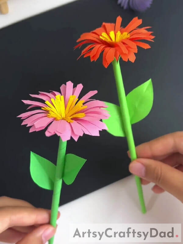 Easy Paper-cutting Artificial Flower Craft Is Done!- Tutorial on Building Artificial Flowers with a Trimmer