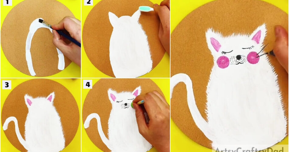 Furry Cat Painting Hack Tutorial For Kids