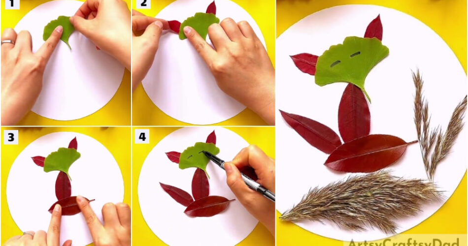 Leaf Fox Craft Step-by-Step Tutorial For Kids