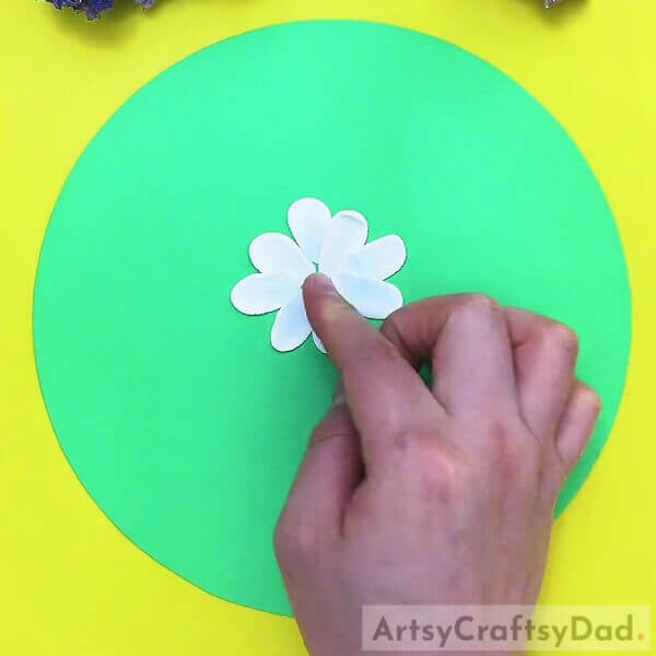 Making A Flower- Colorful White Clay Flowers Craft Tutorial For Kids