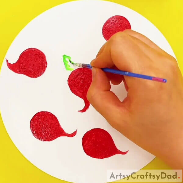 Making Leaf Over The Turnip- An introduction to painting with a turnip stamp for beginners