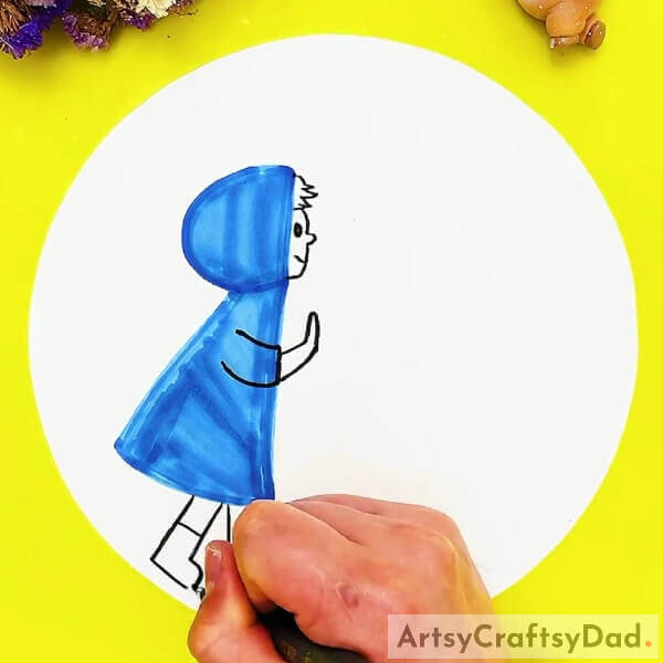 Making The Legs Of The Boy- This tutorial will show you how to create an adorable rendering of a boy and girl in the rain.