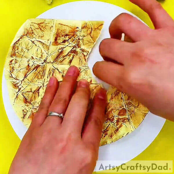 Now, Tear Of A Part Of The Sheet As In The Image Below- Constructing a Plausible Ant in Subterranean Holes