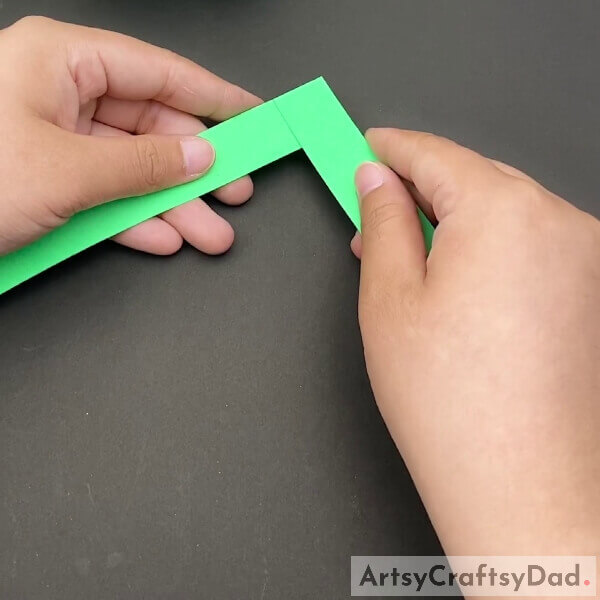 Cut Into Strips and Paste - Step-by-Step Instructions for Creating a Toy Frog that Jumps