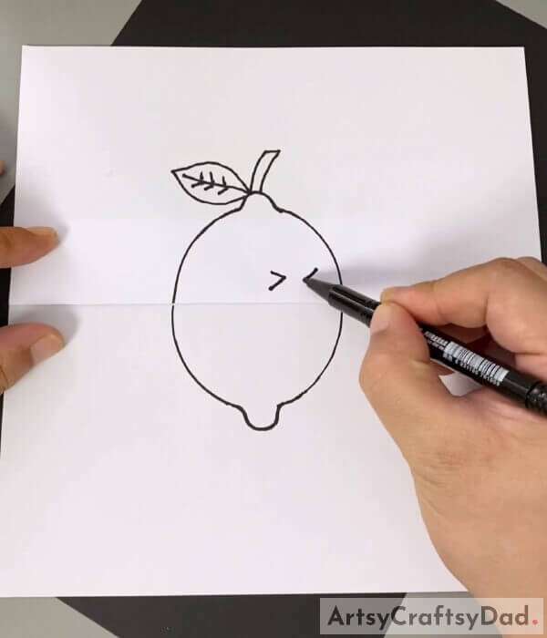 Draw the face of lemon - Appreciate The Joy Of Drawing Through A Lemon Screaming Fun Tutorial