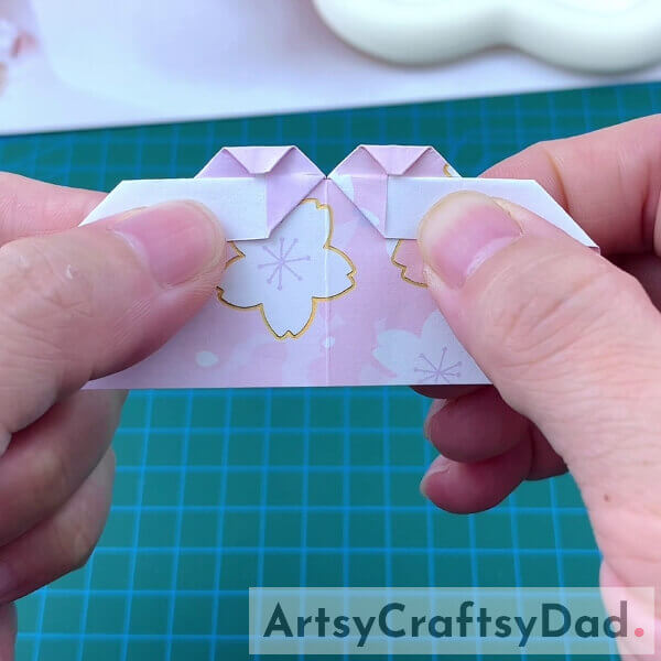 Fold From The Triangle's Base - Learn how to craft an Origami Love Letter this Valentine's Day 