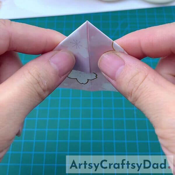 Fold The Corner - Valentine's Day Project - Origami Love Letter Tutorial 