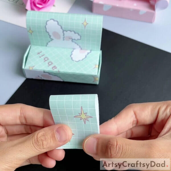 Fold this sheet as well without a crease - A kid-friendly Paper Origami Couch craft tutorial