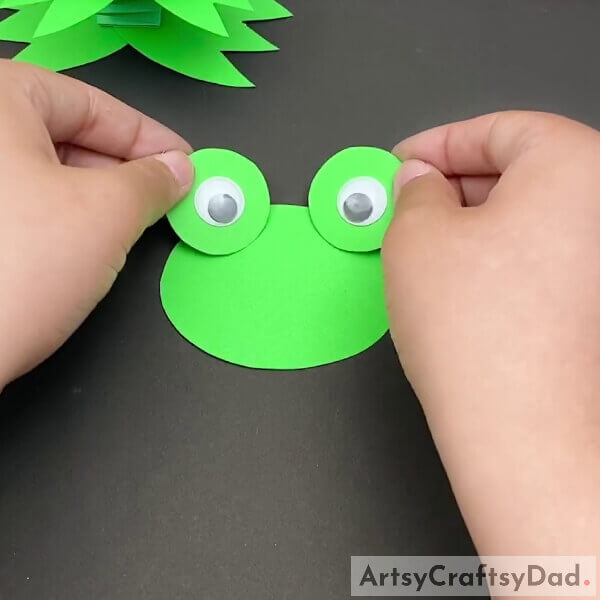 Head of the Frog - How to Assemble a Frog Face Jumping Toy