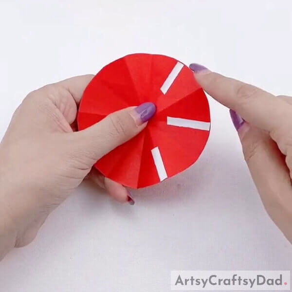 Open The Folds - Constructing An Apple With Paper - A Guide For Youngsters
