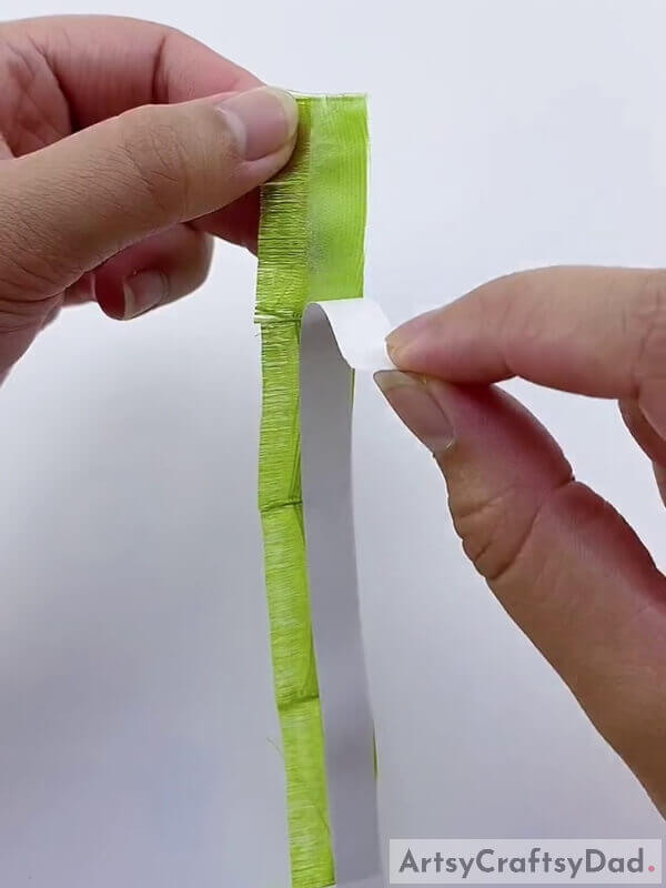 Remove the Tape - How to Make Ribbon Blossoms with Kids 