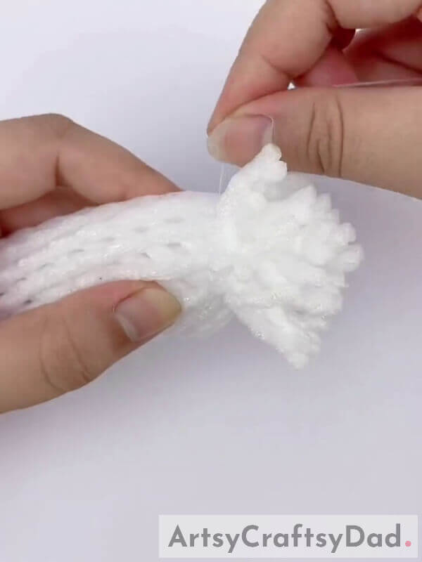 Tie It Up - Create a Floral and Foam Art Piece with this Tutorial