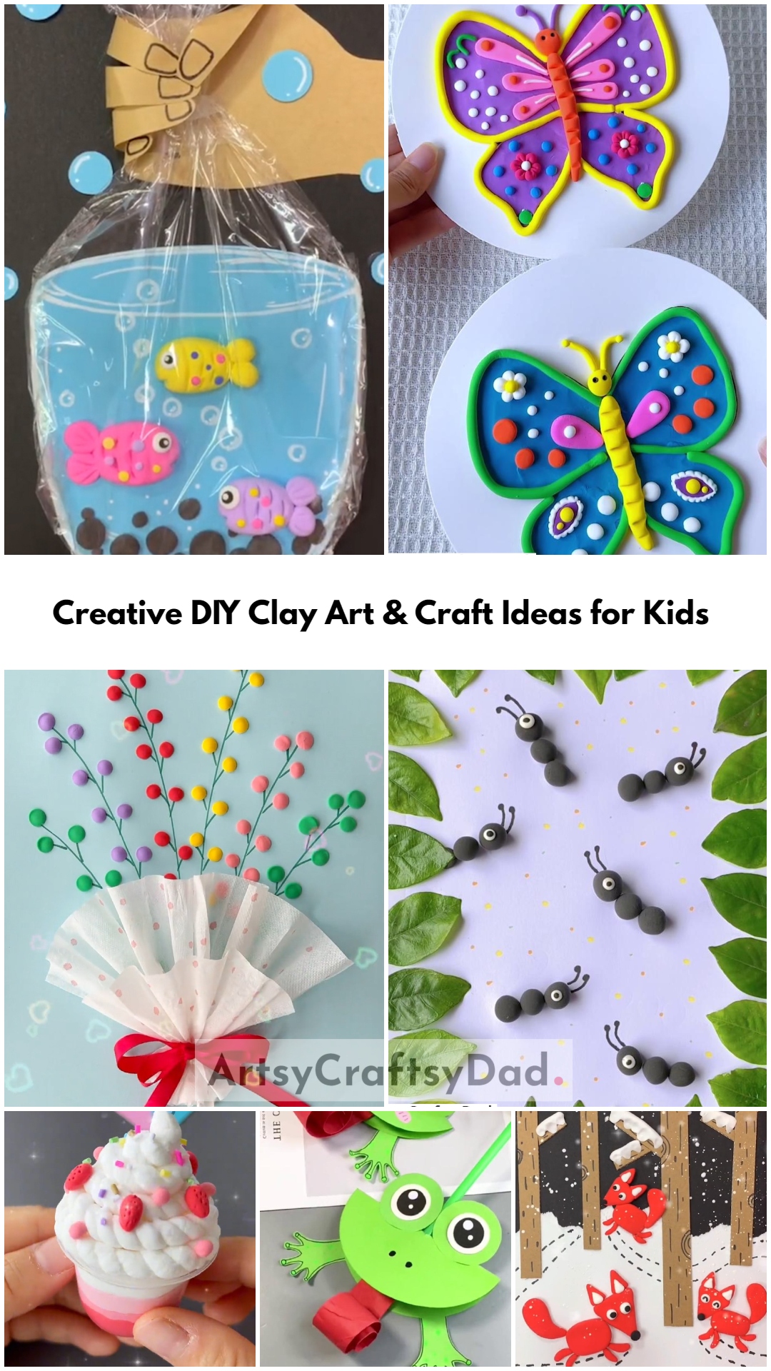 Creative DIY Clay Art &amp; Craft Ideas for Kids