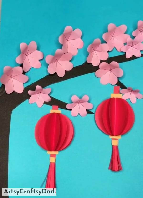 Amazing Chinese Paper Lantern Craft for Kids - Inventive homemade paper craft projects for children 